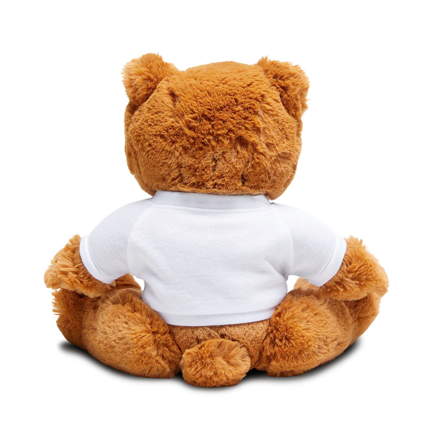 Personalized Teddy Bear with 'Be Mine' Heart T-Shirt — Cute Valentine's Plush Gift