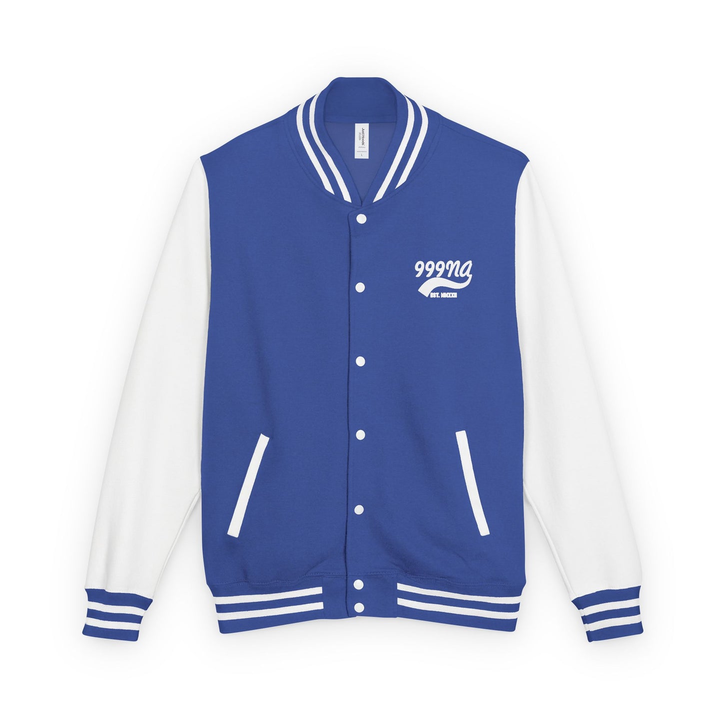 Varsity Letterman Jacket — Retro Script Chest Logo
