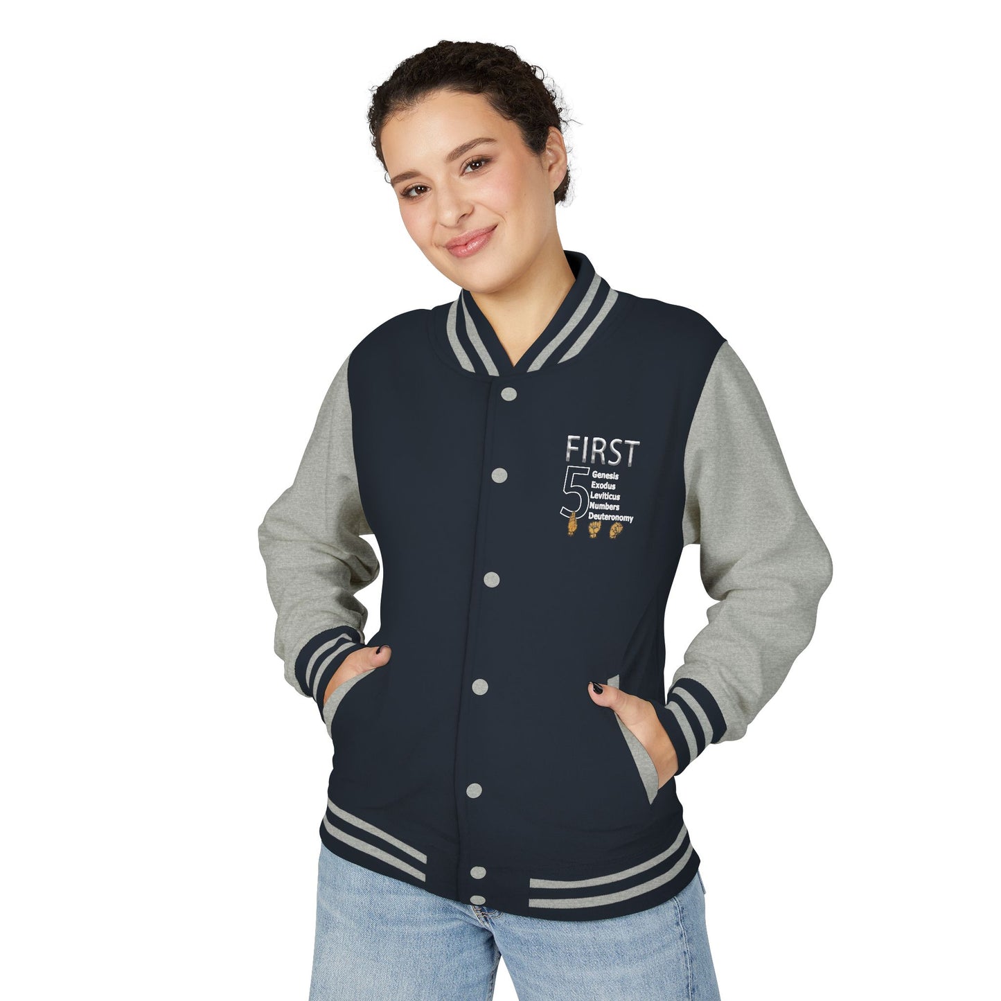 First 5 Years Letterman Jacket — Retro School Milestone Varsity Coat