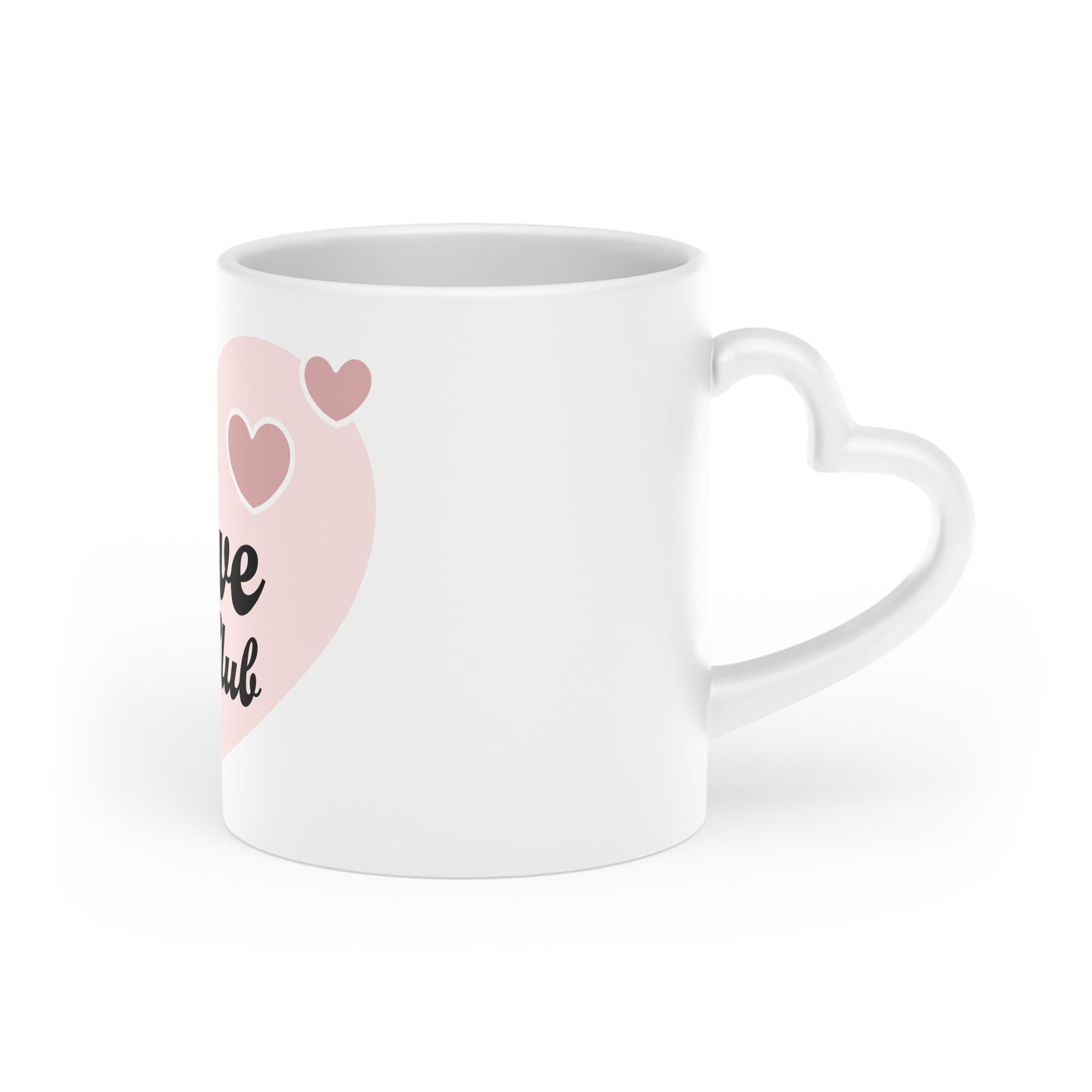 Self Love Club Mug — Heart Design | Inspirational Coffee Cup, Galentine’s & Self-Care Gift