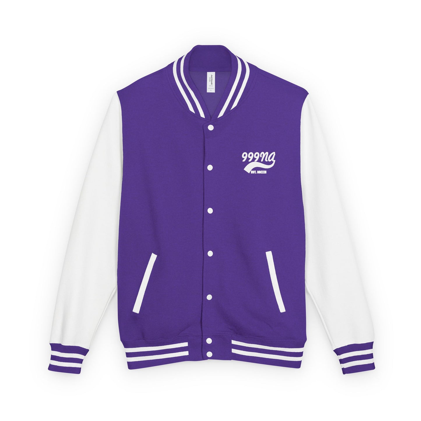 Varsity Letterman Jacket — Retro Script Chest Logo