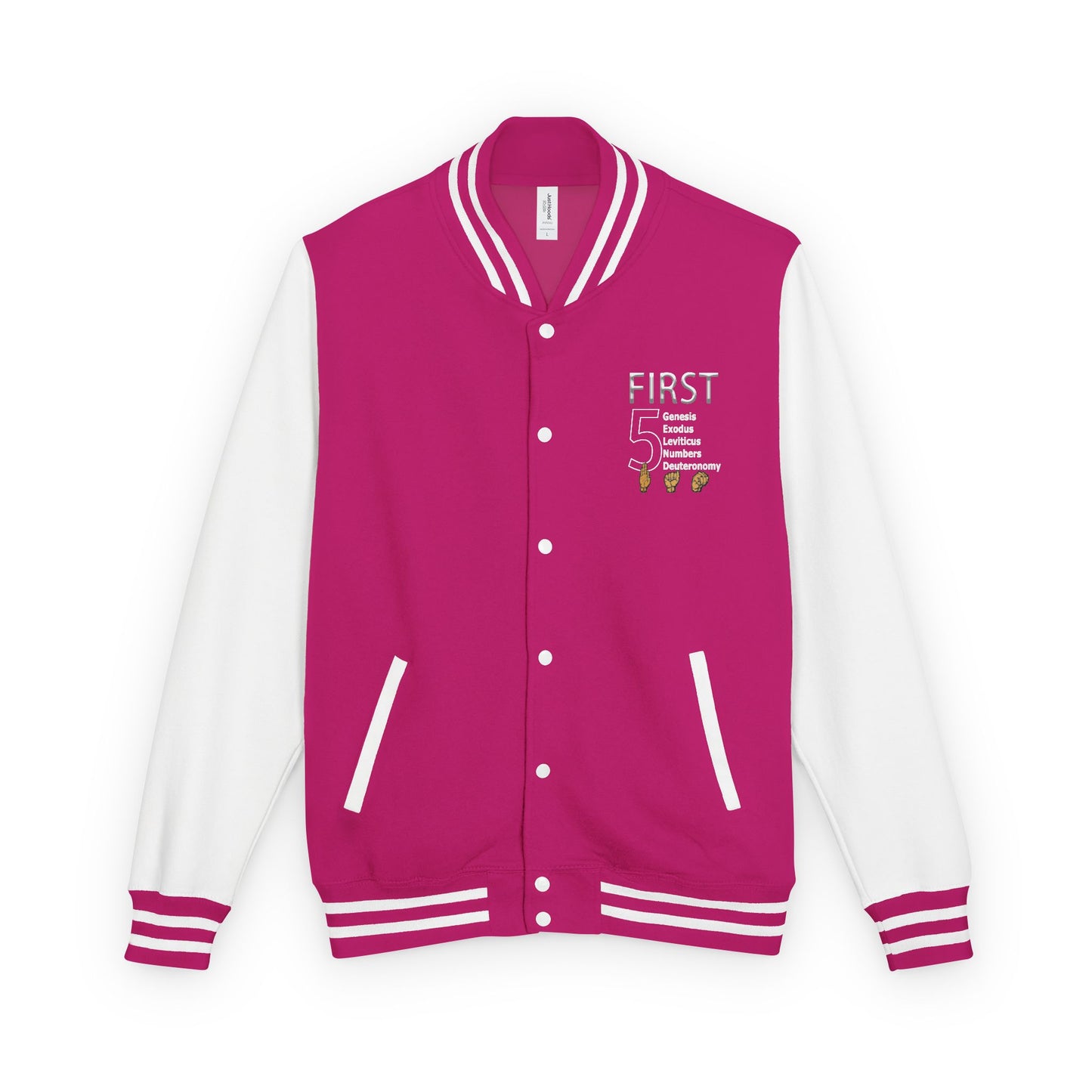 First 5 Years Letterman Jacket — Retro School Milestone Varsity Coat