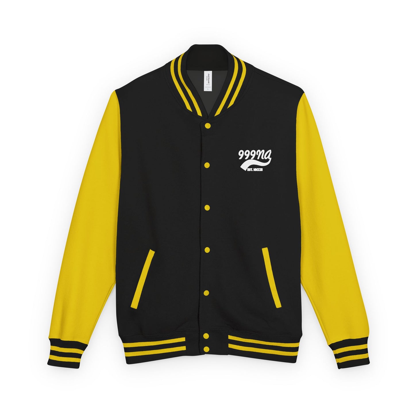 Varsity Letterman Jacket — Retro Script Chest Logo
