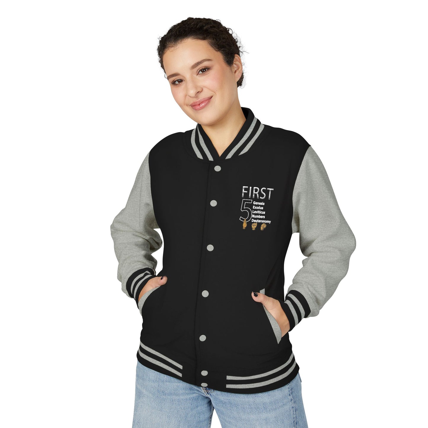 First 5 Years Letterman Jacket — Retro School Milestone Varsity Coat