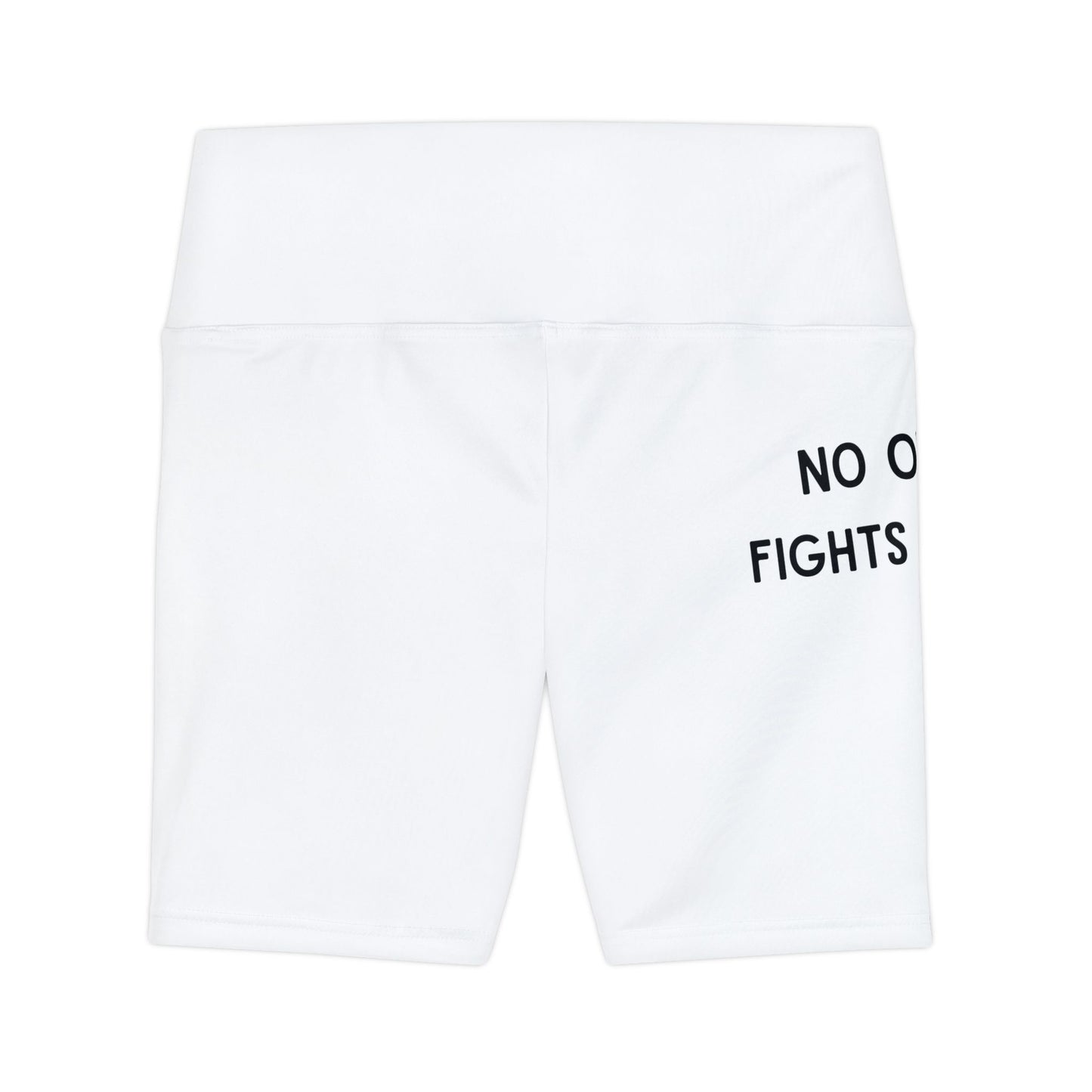 Breast Cancer Awareness Women's Workout Shorts — Pink Boxing Gloves "No One Fights Alone"