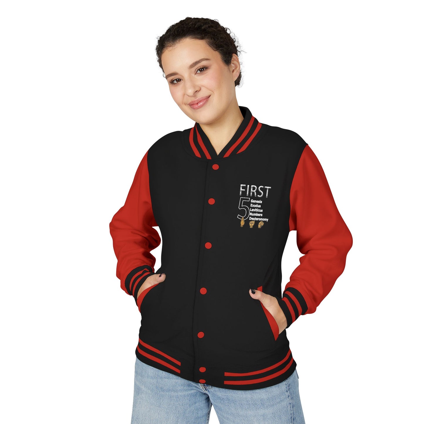 First 5 Years Letterman Jacket — Retro School Milestone Varsity Coat