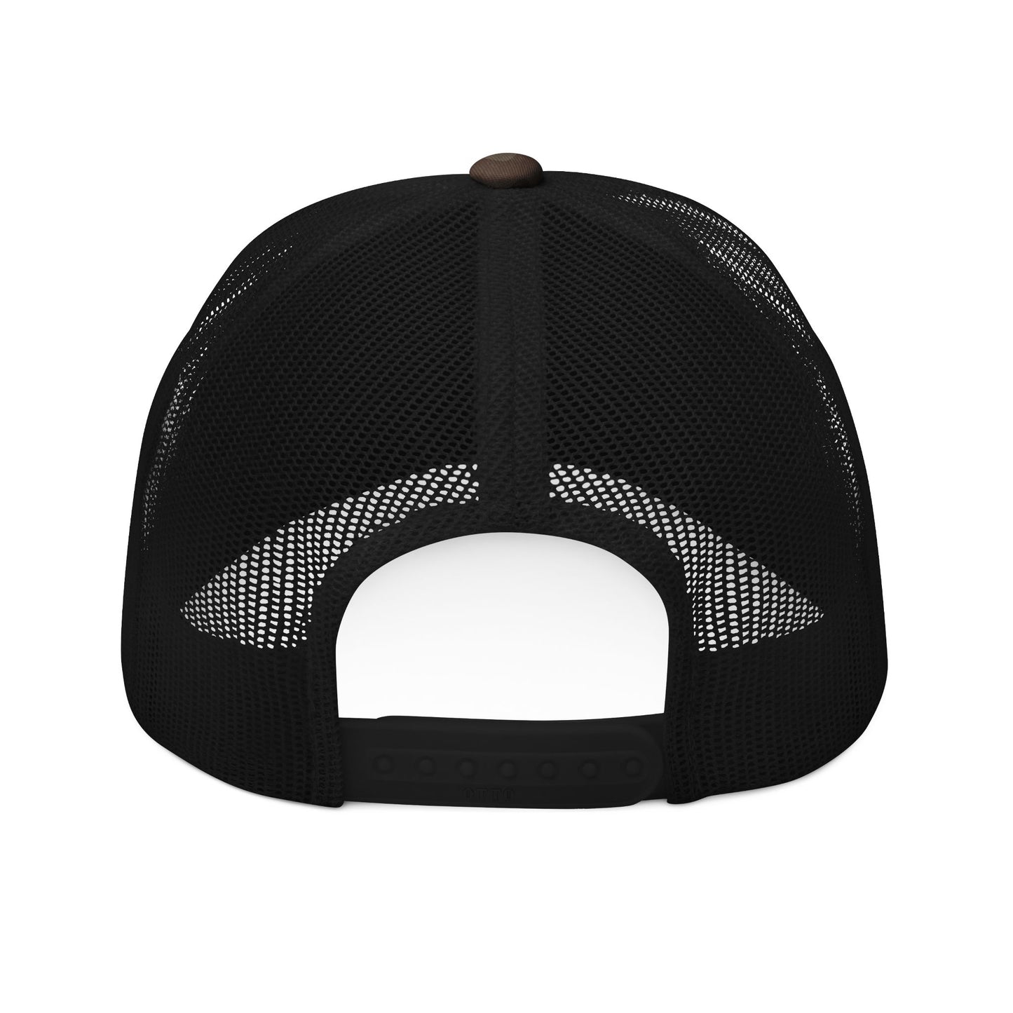 Camouflage Trucker Hat — Embroidered "FIRST" Military Style Cap