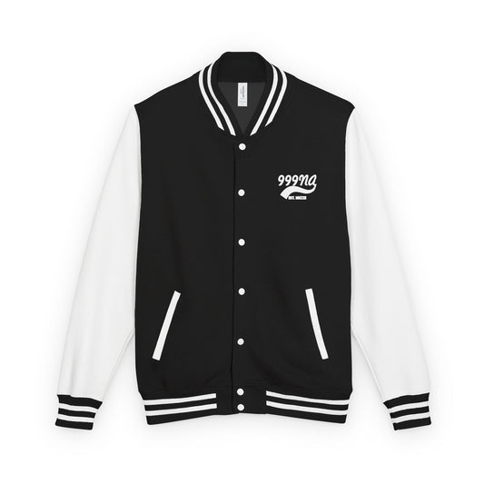 Varsity Letterman Jacket — Retro Script Chest Logo