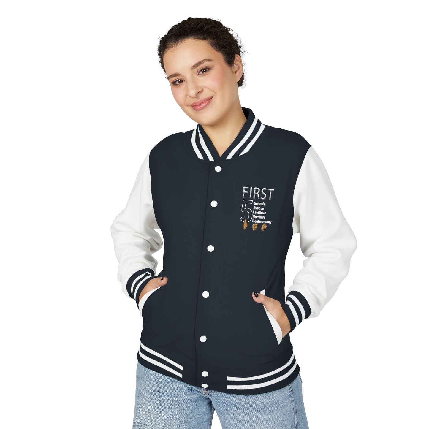 First 5 Years Letterman Jacket — Retro School Milestone Varsity Coat