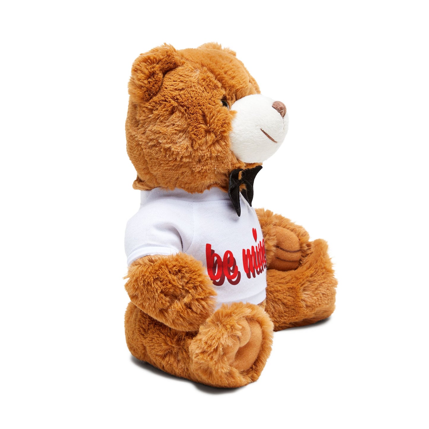 Valentine Teddy Bear Plush — "Be Mine" T-Shirt Cuddly Gift