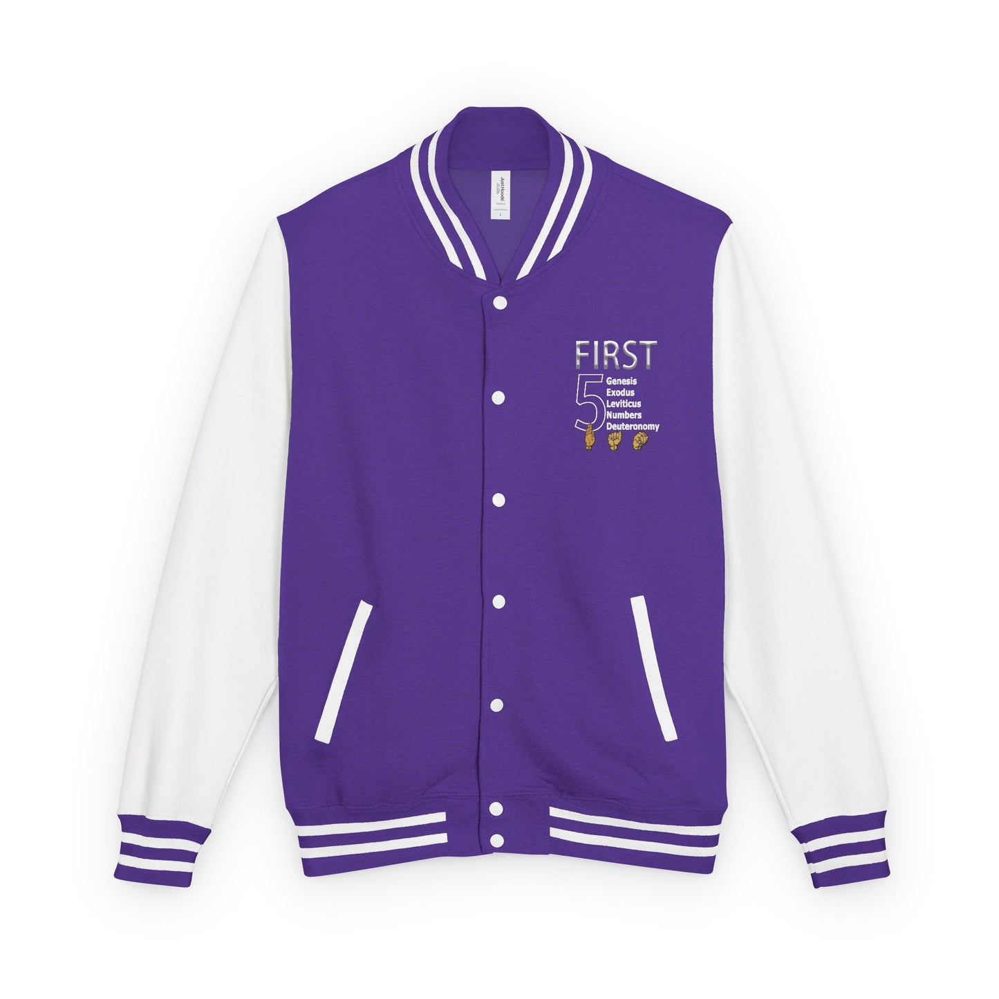 First 5 Years Letterman Jacket — Retro School Milestone Varsity Coat