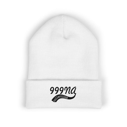 Embroidered '999NA Collections' Classic Cuffed Beanie — Minimal Streetwear Knit Hat