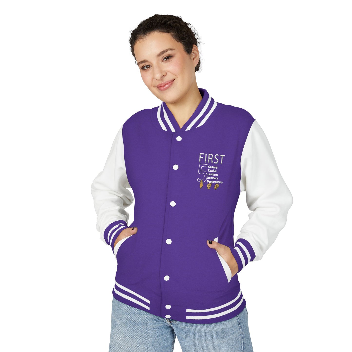 First 5 Years Letterman Jacket — Retro School Milestone Varsity Coat
