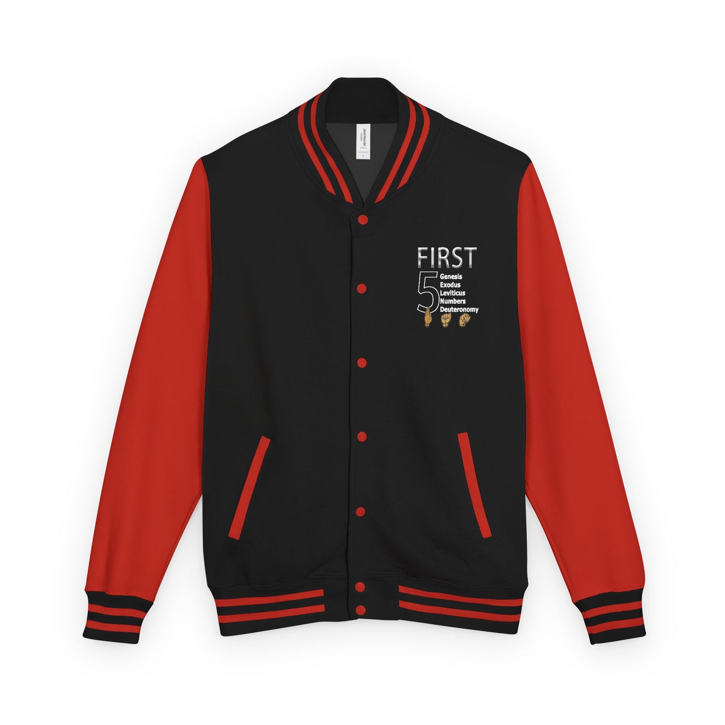 First 5 Years Letterman Jacket — Retro School Milestone Varsity Coat