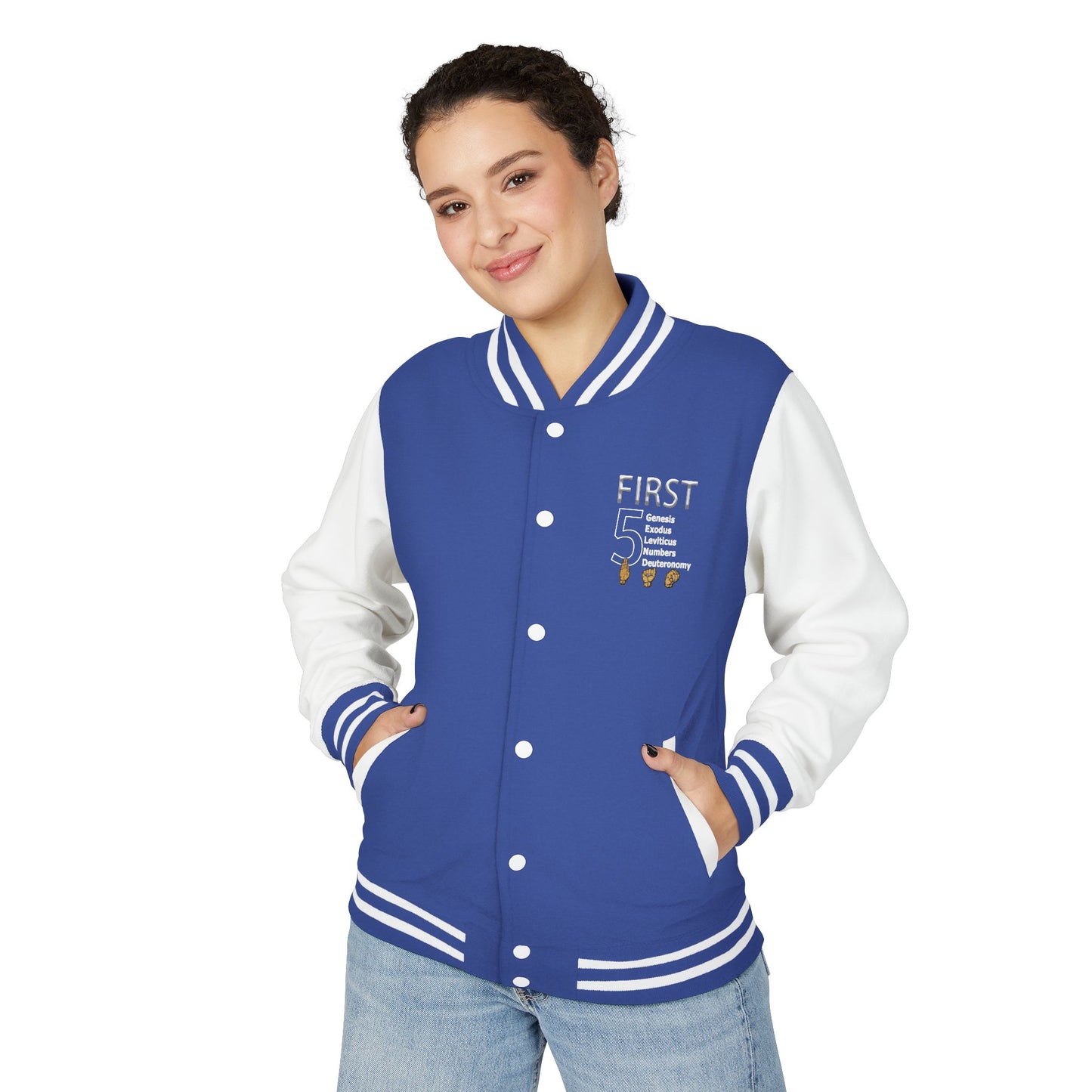 First 5 Years Letterman Jacket — Retro School Milestone Varsity Coat