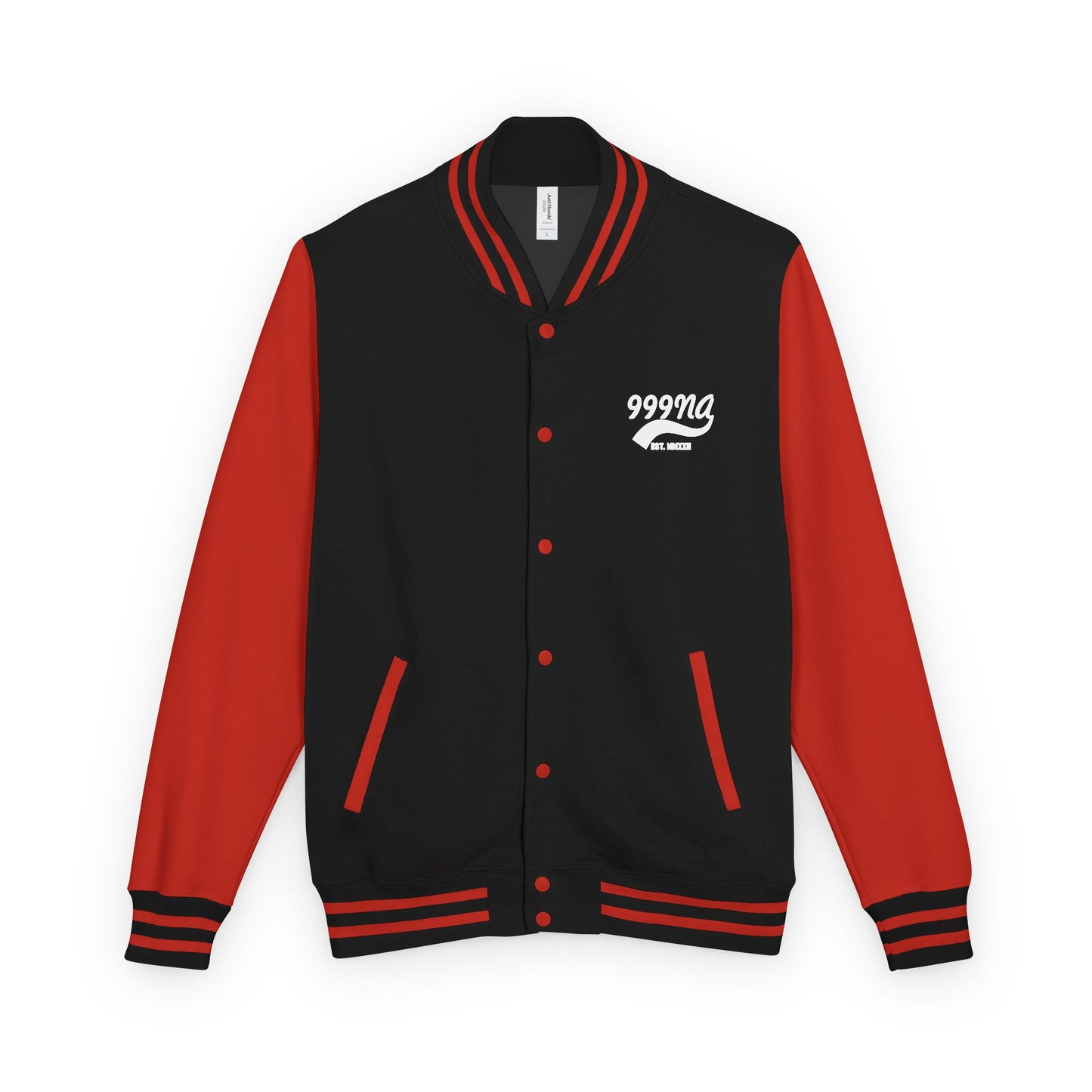 Varsity Letterman Jacket — Retro Script Chest Logo