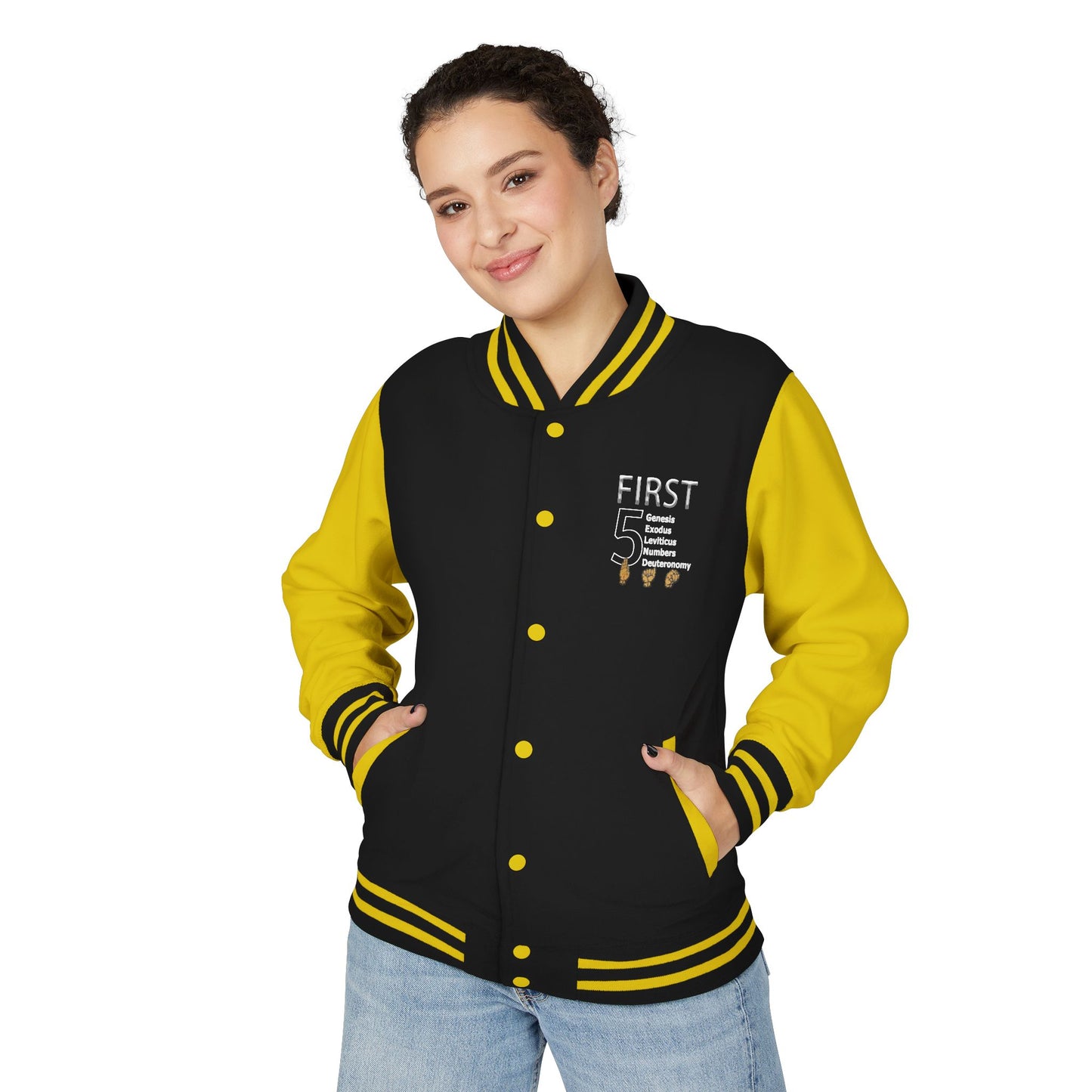 First 5 Years Letterman Jacket — Retro School Milestone Varsity Coat